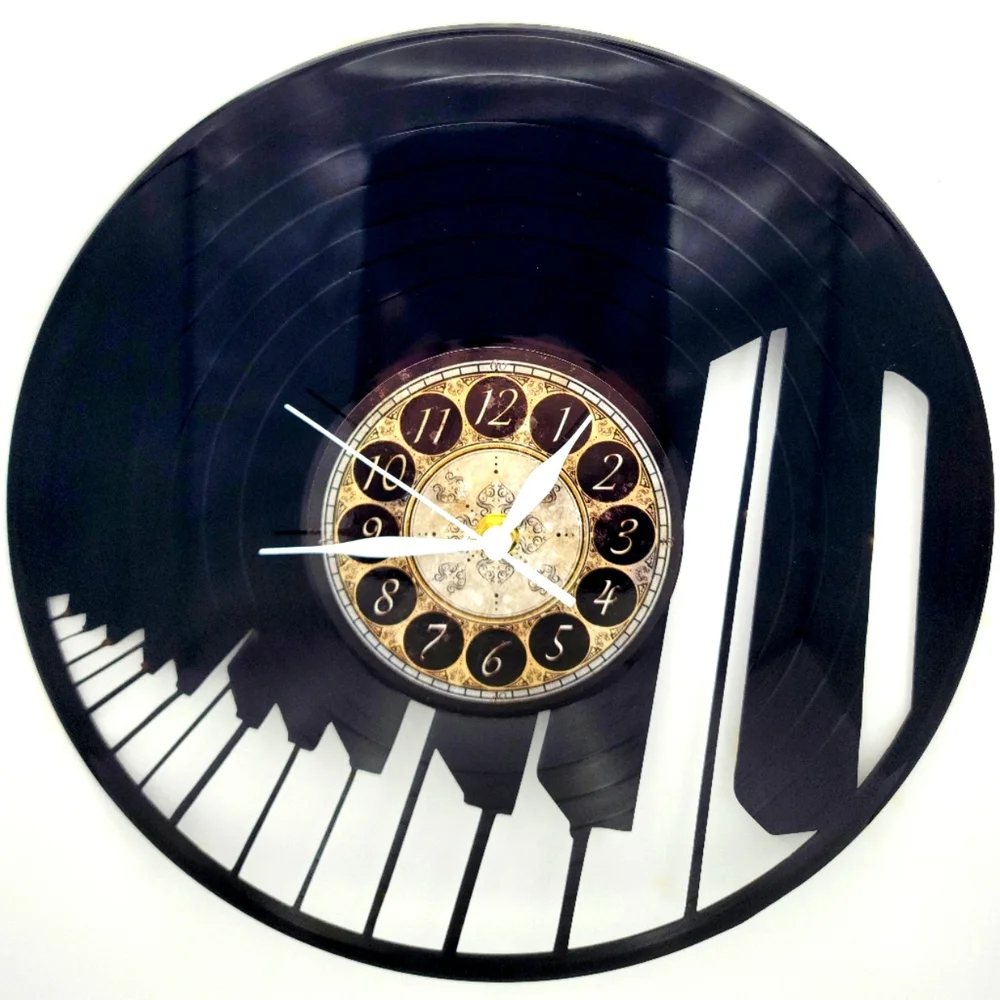 PIANO vinyl record clock - Picture 1 of 4
